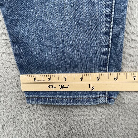 Levi's 711 Jeans Womens 16 W Blue Skinny Mid Rise Denim - Picture 6 of 9